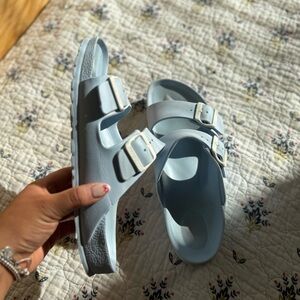 Birkenstock Light Blue Double Strap Sandals Women’s Size 40 US 9-9.5